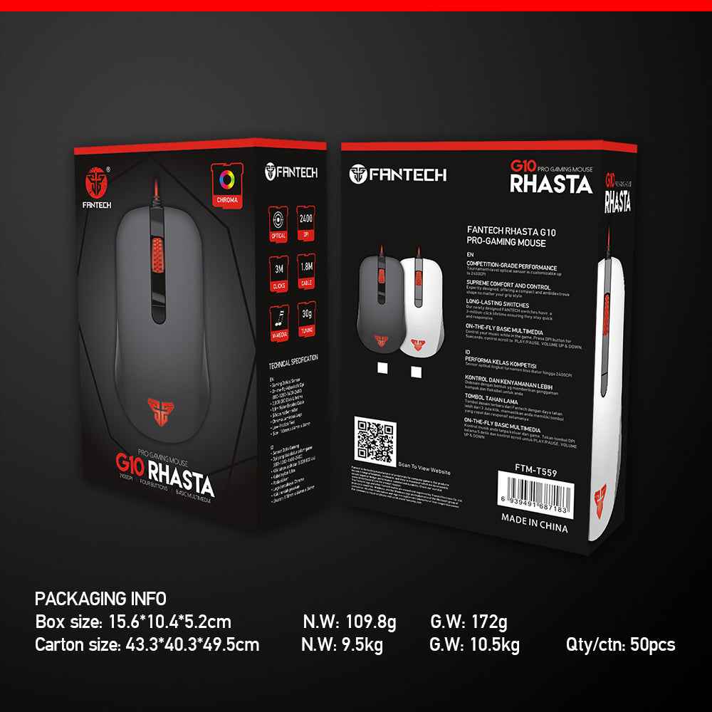 Fantech Mouse Gaming Rhasta G10