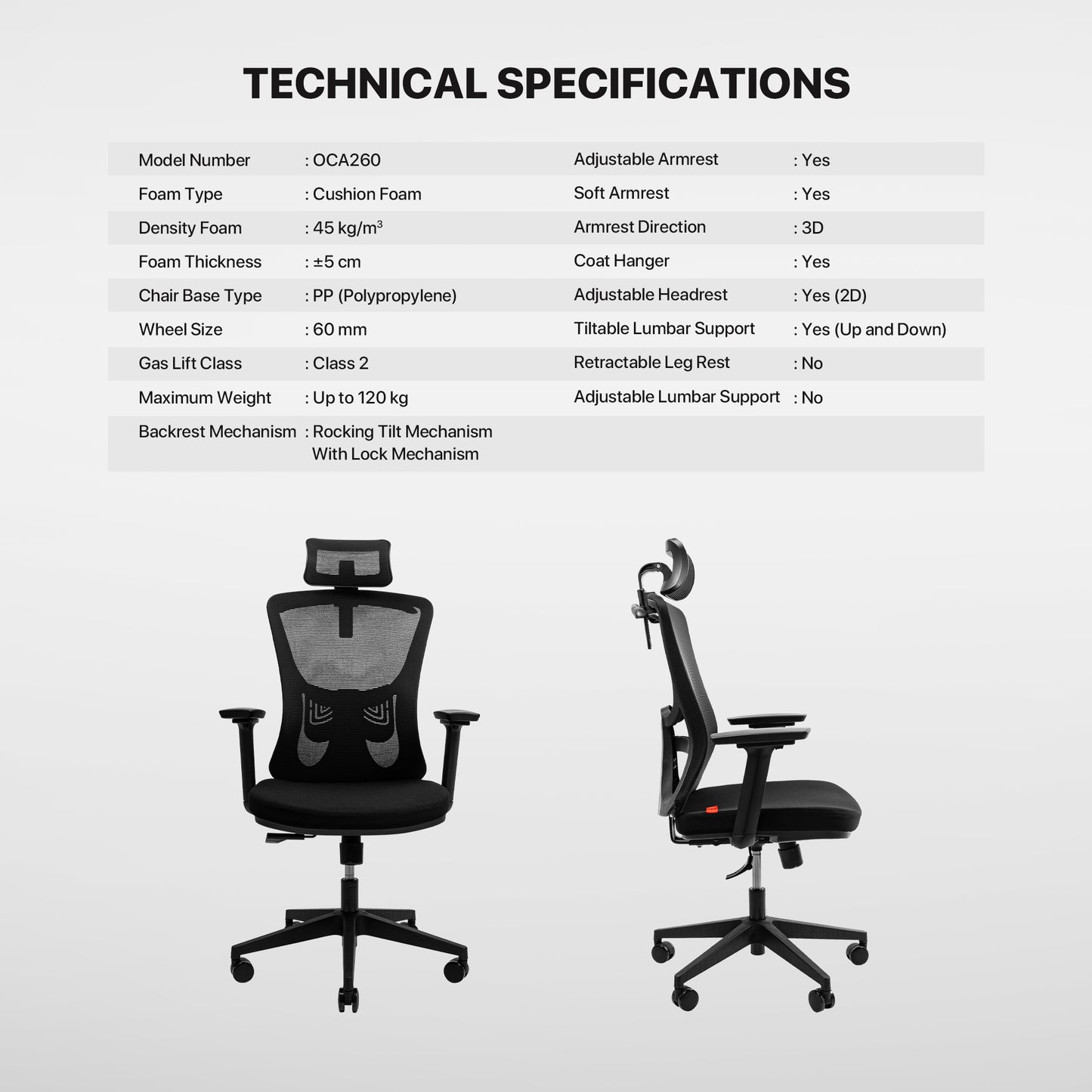 Kursi Kantor OCA260
