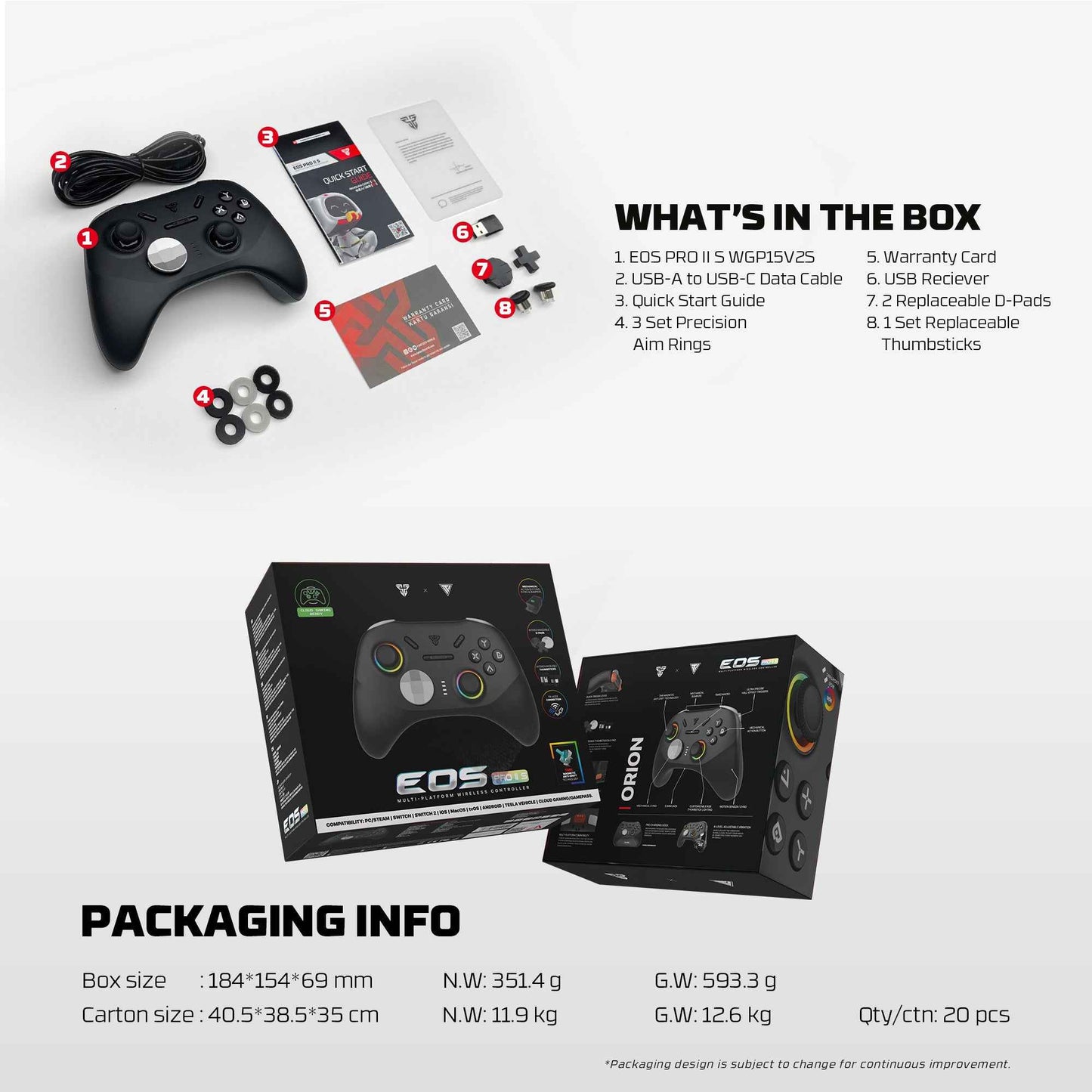 WGP15V2S Orion Bluetooth Gamepad