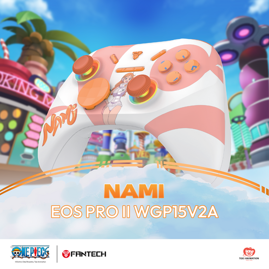 FANTECH x ONEPIECE EXCLUSIVE COLLABORATION GAMEPAD EGGHEAD EOS PRO WGP15V2A Limited Edition Nami
