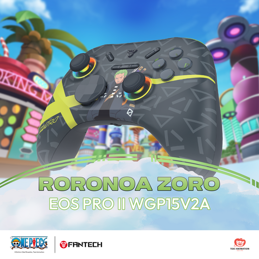 FANTECH x ONEPIECE EXCLUSIVE COLLABORATION GAMEPAD EGGHEAD EOS PRO WGP15V2A Limited Edition Zoro