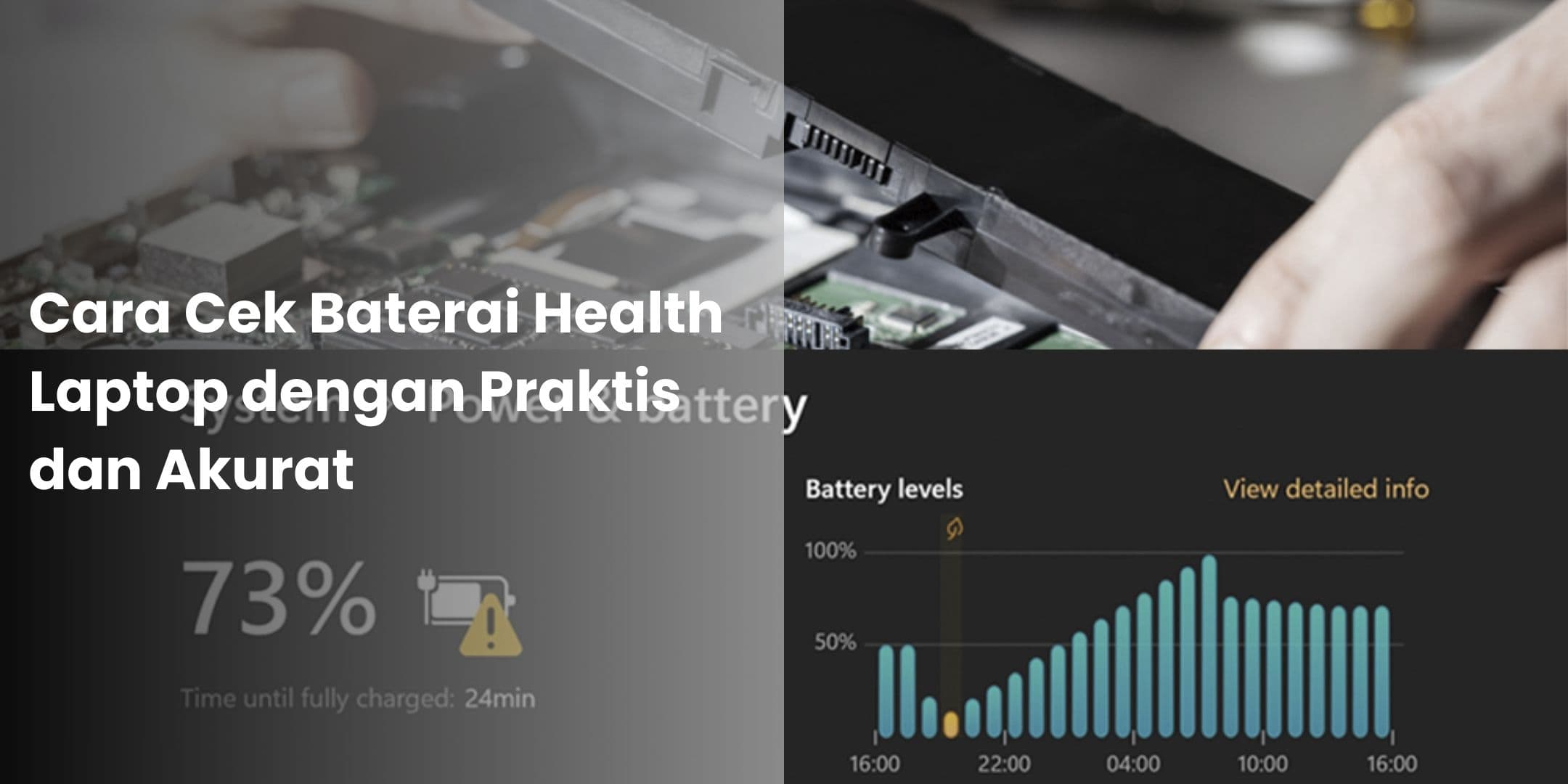 Cara Cek Baterai Health Laptop dengan Praktis dan Akurat