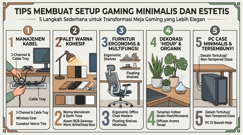 Membangun Setup Gaming yang 'Wife Approved': Tips Estetika Minimalis