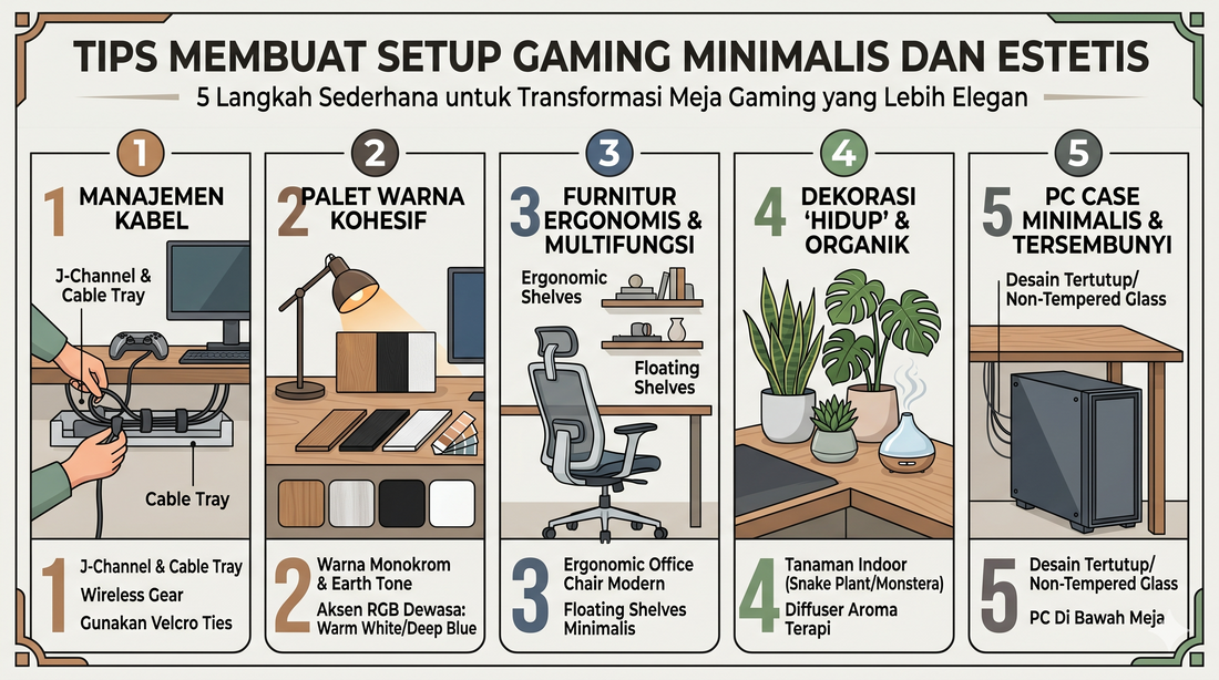 Membangun Setup Gaming yang 'Wife Approved': Tips Estetika Minimalis