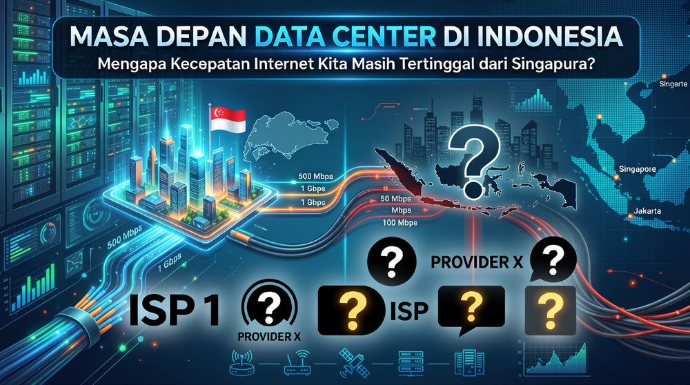 Masa Depan Data Center di Indonesia: Mengapa Kecepatan Internet Kita Masih Tertinggal dari Singapura?