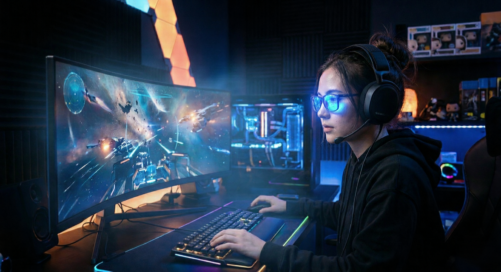 Blue Light Filter: Benarkah Kacamata Gaming Efektif Mengurangi Mata Lelah?