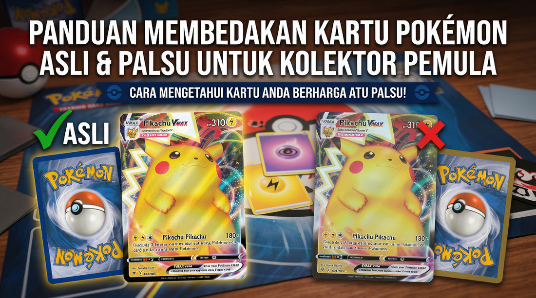 Panduan Membedakan Kartu Pokémon Asli dan Palsu untuk Kolektor Pemula