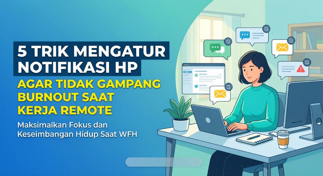 5 Trik Mengatur Notifikasi HP Agar Tidak Gampang Burnout Saat Kerja Remote