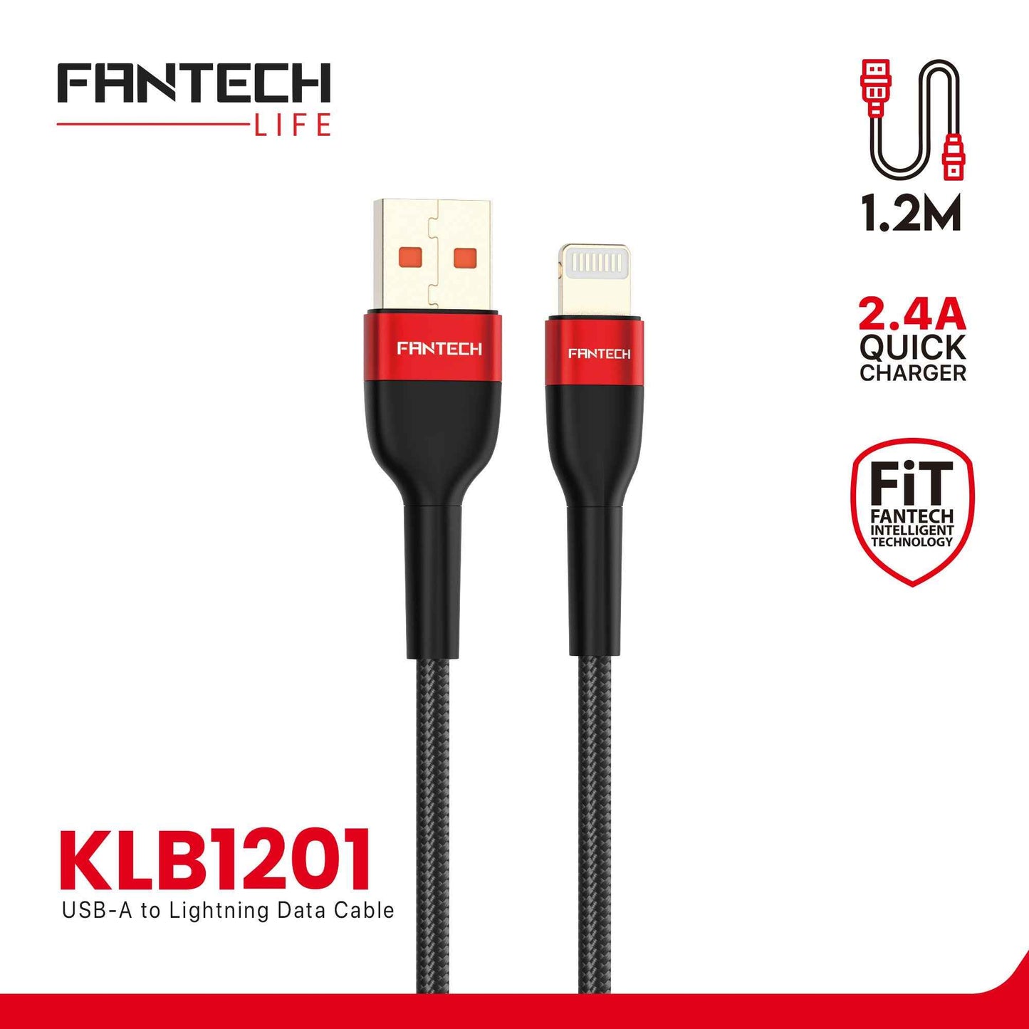Kabel Charger Fantech KLB1201 1.2M