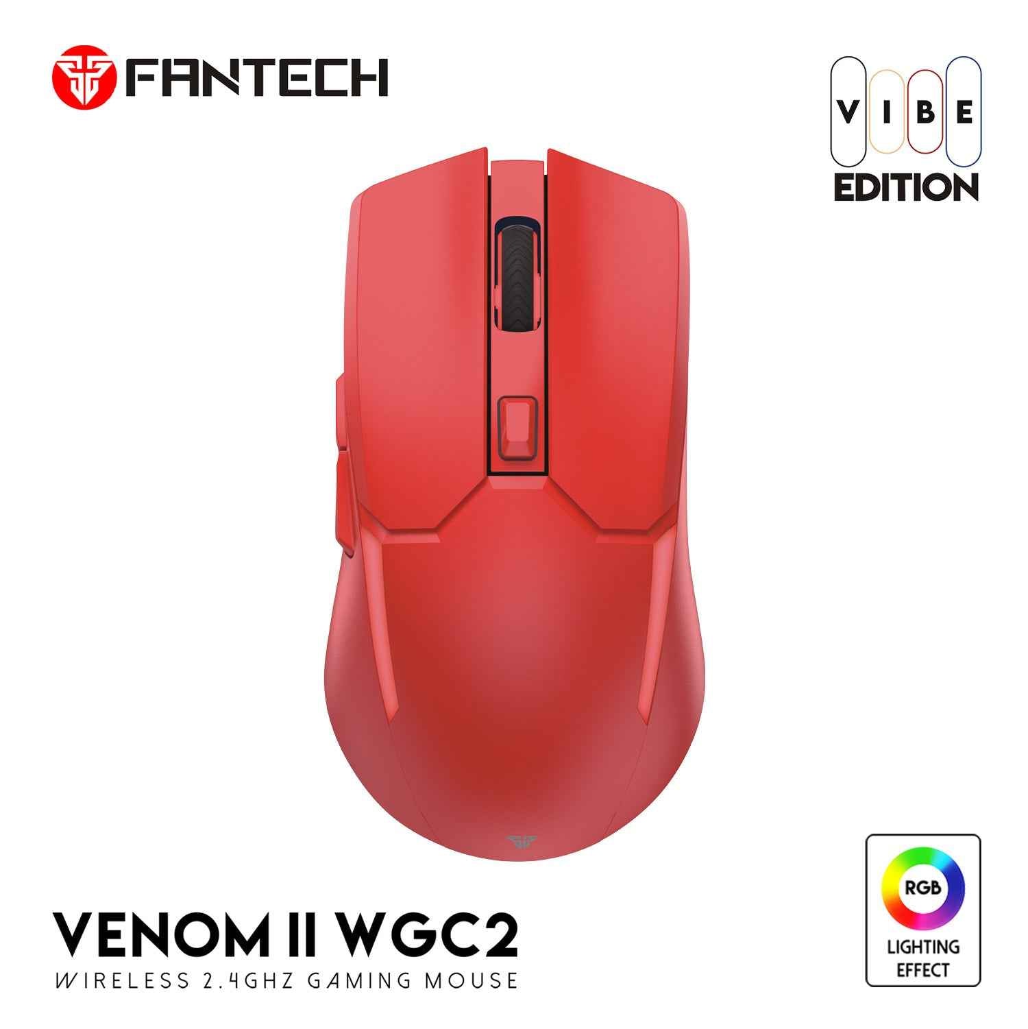 Fantech VENOM II WGC2 Wireless Mouse Gaming Rechargeable