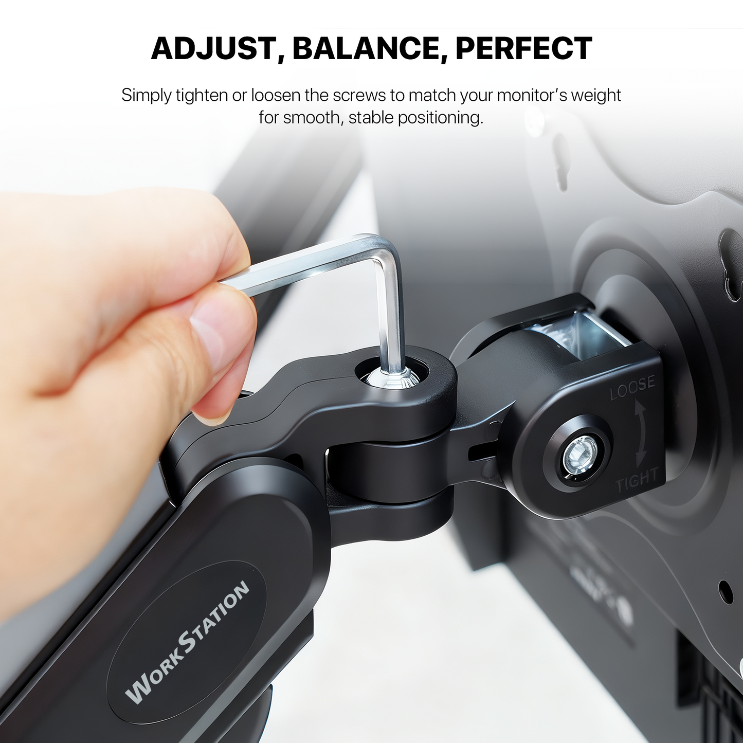 WORK STATION PRO MOUNT DUAL ARM MBD1 MONITOR BRACKET BLACK
