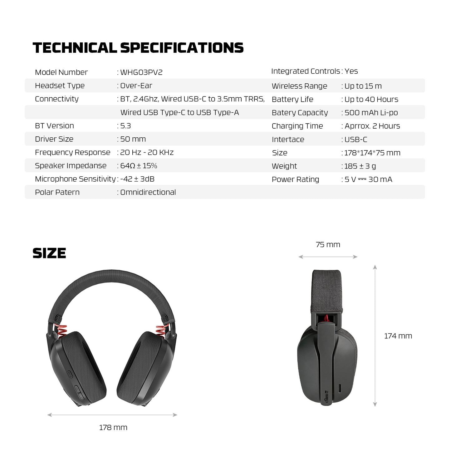 FANTECH STUDIO PRO WHG03PV2 WIRELESS HEADSET
