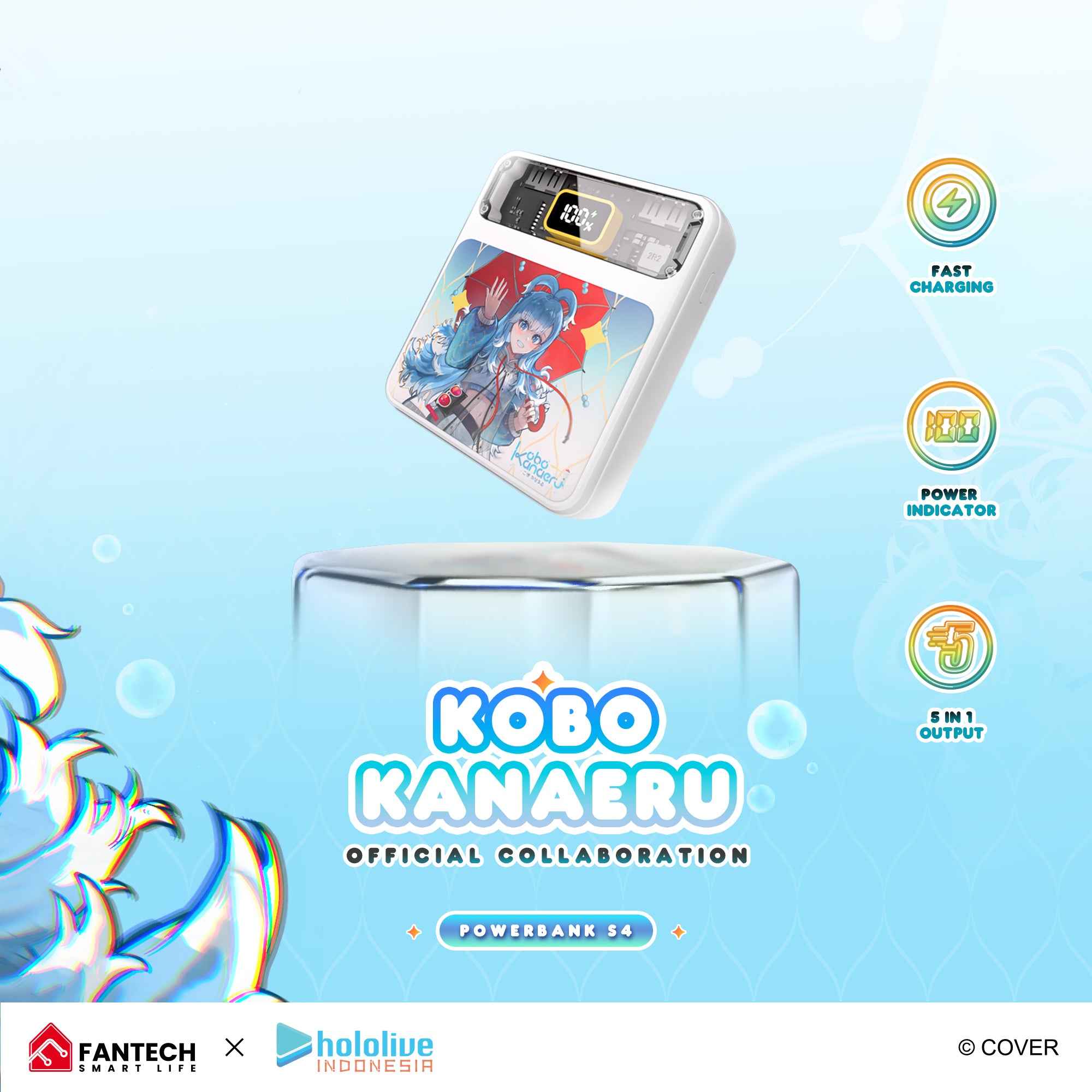 Fantech x Kobo Kanaeru Hololive Exclusive Limited Edition PowerBank (Copy)