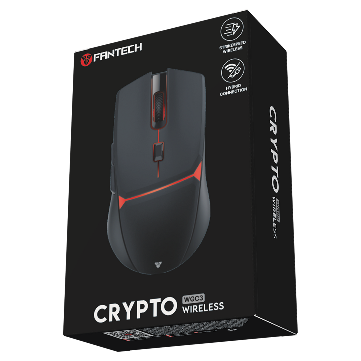 Fantech WGC3 Wireless Mouse Gaming Rechargeable DUAL MODE PIXART 3325 - Fantech Indonesia
