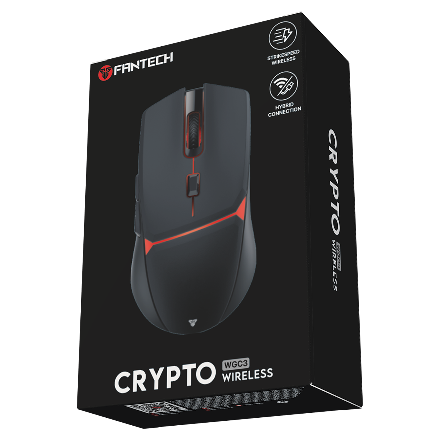 Fantech WGC3 Wireless Mouse Gaming Rechargeable DUAL MODE PIXART 3325 - Fantech Indonesia