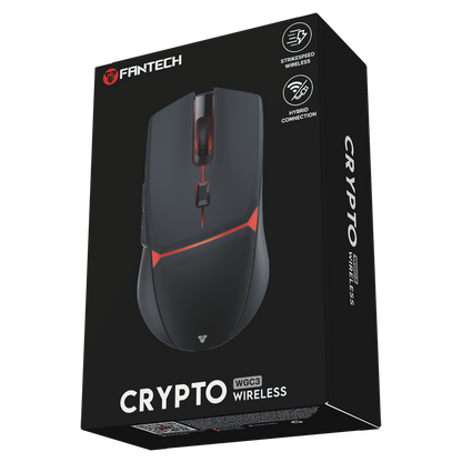 Fantech WGC3 Wireless Mouse Gaming Rechargeable DUAL MODE PIXART 3325 - Fantech Indonesia