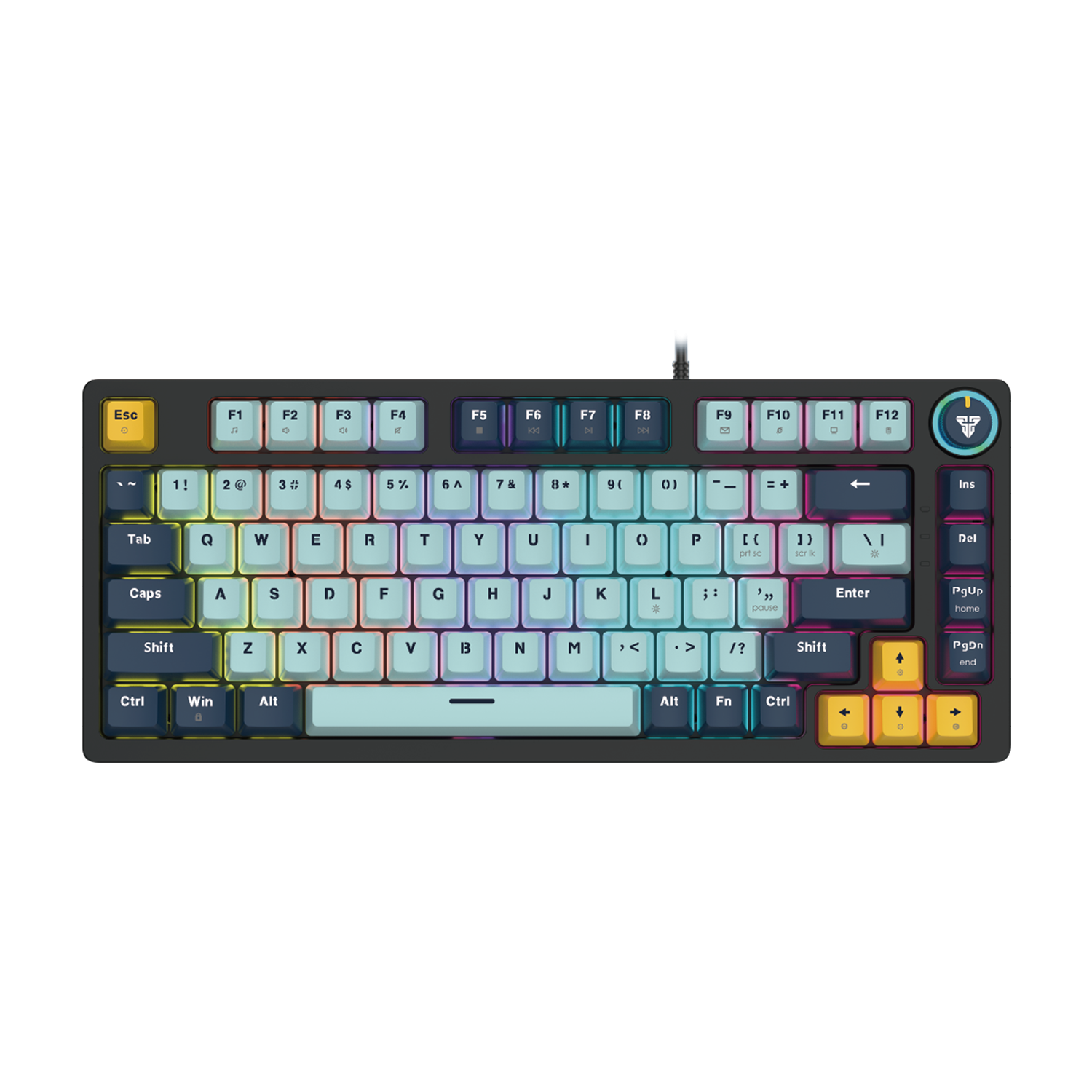 Fantech ATOM MIZU SERIES Keyboard Mechanical Gaming ATOM 63 81 96 Hotswappable 3 Pin