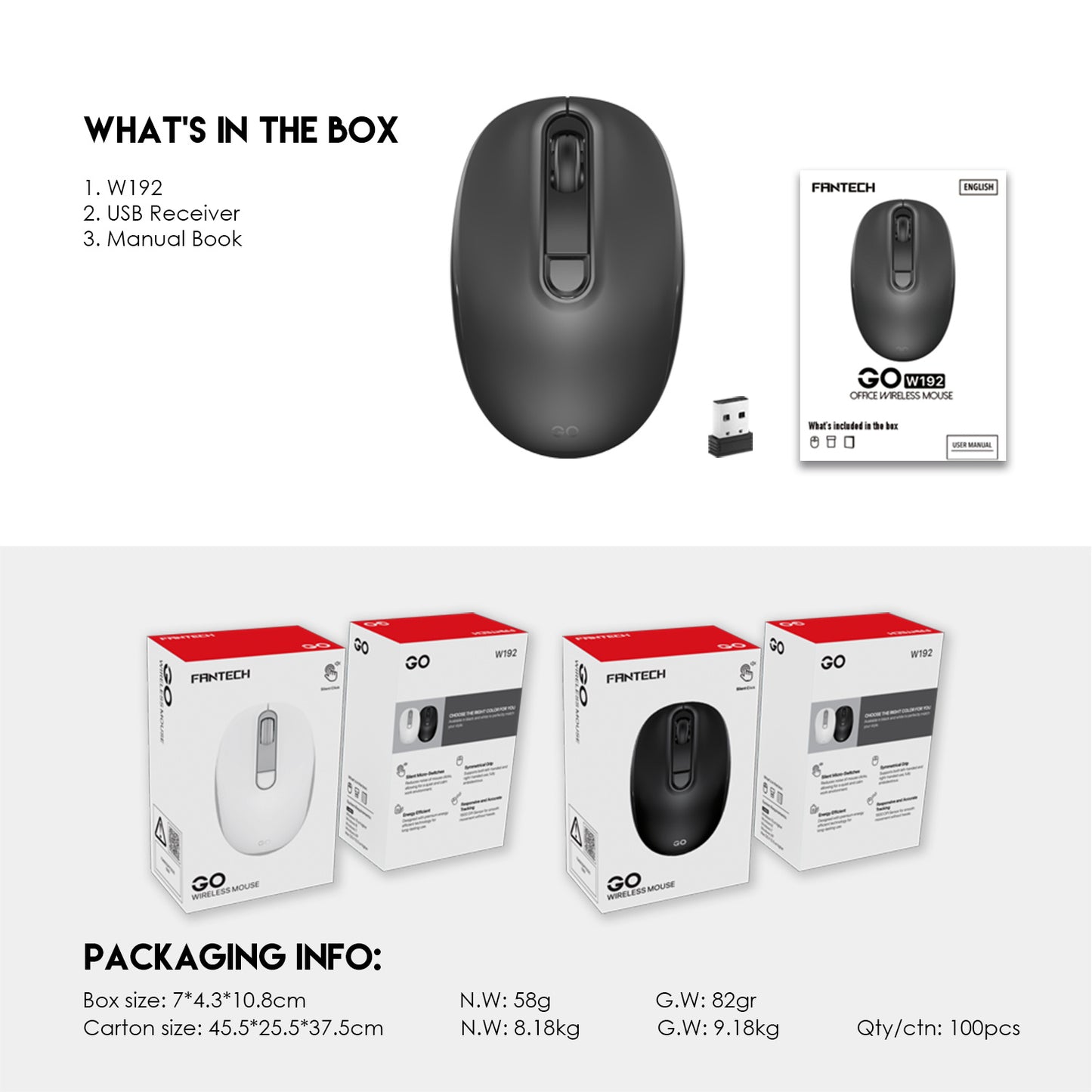 FANTECH GO W192 OFFICE MOUSE