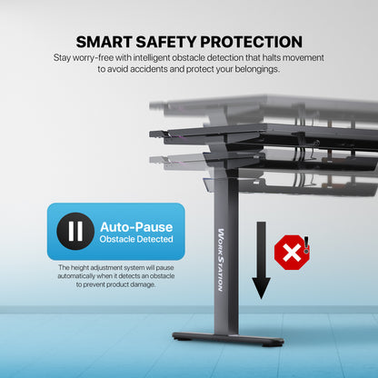 Fantech Dublin DW114 Electric Adjustable Desk Black