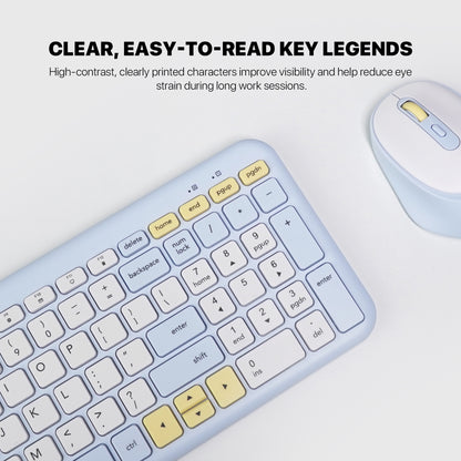 Fantech GO WK901 Combo Keyboard Mouse Wireless Ultra-Thin Silent