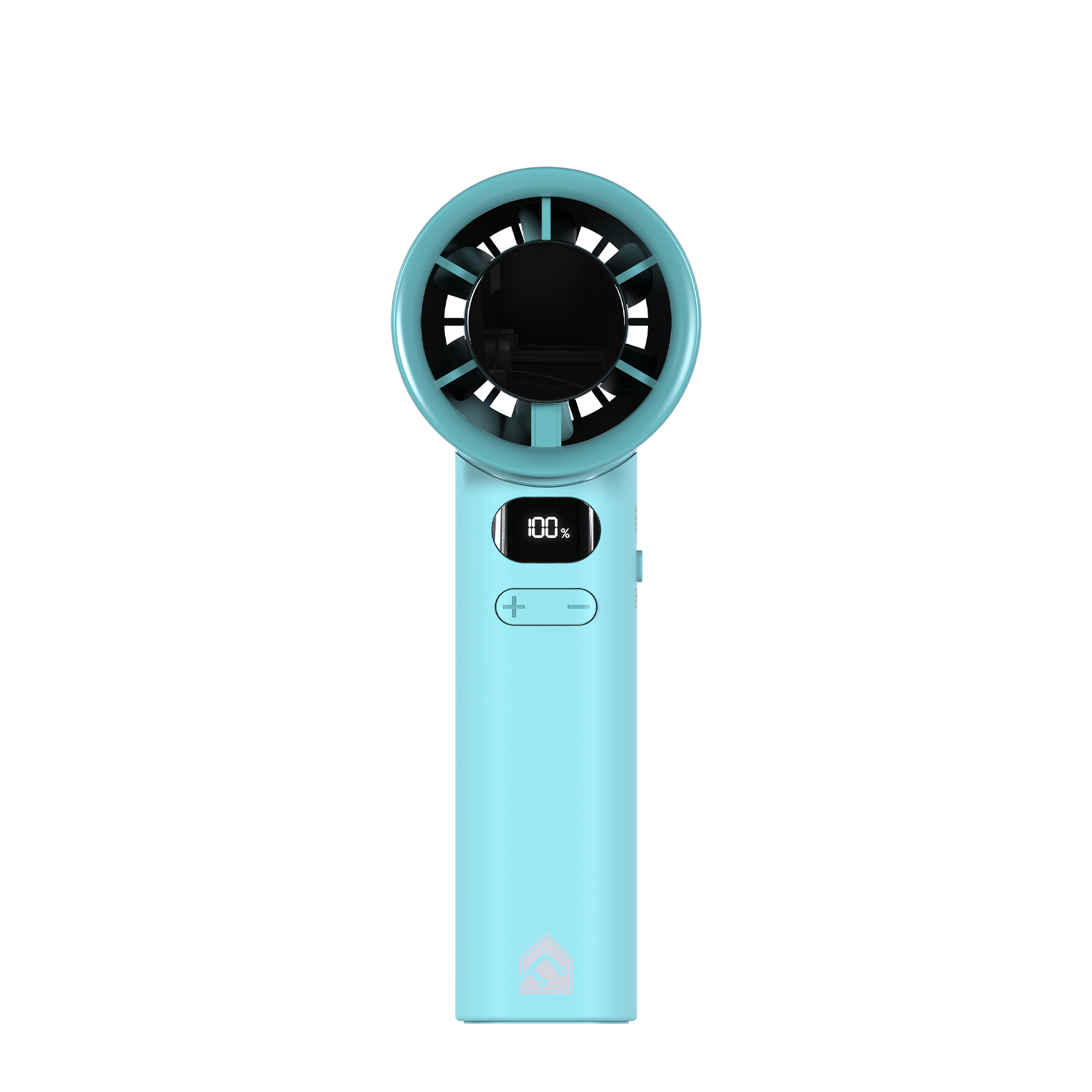 Fantech Life Portable Cooler PAC2 - Mini Handheld Fan, Powerful Airflow, 120-Speed Adjustment, LCD Display