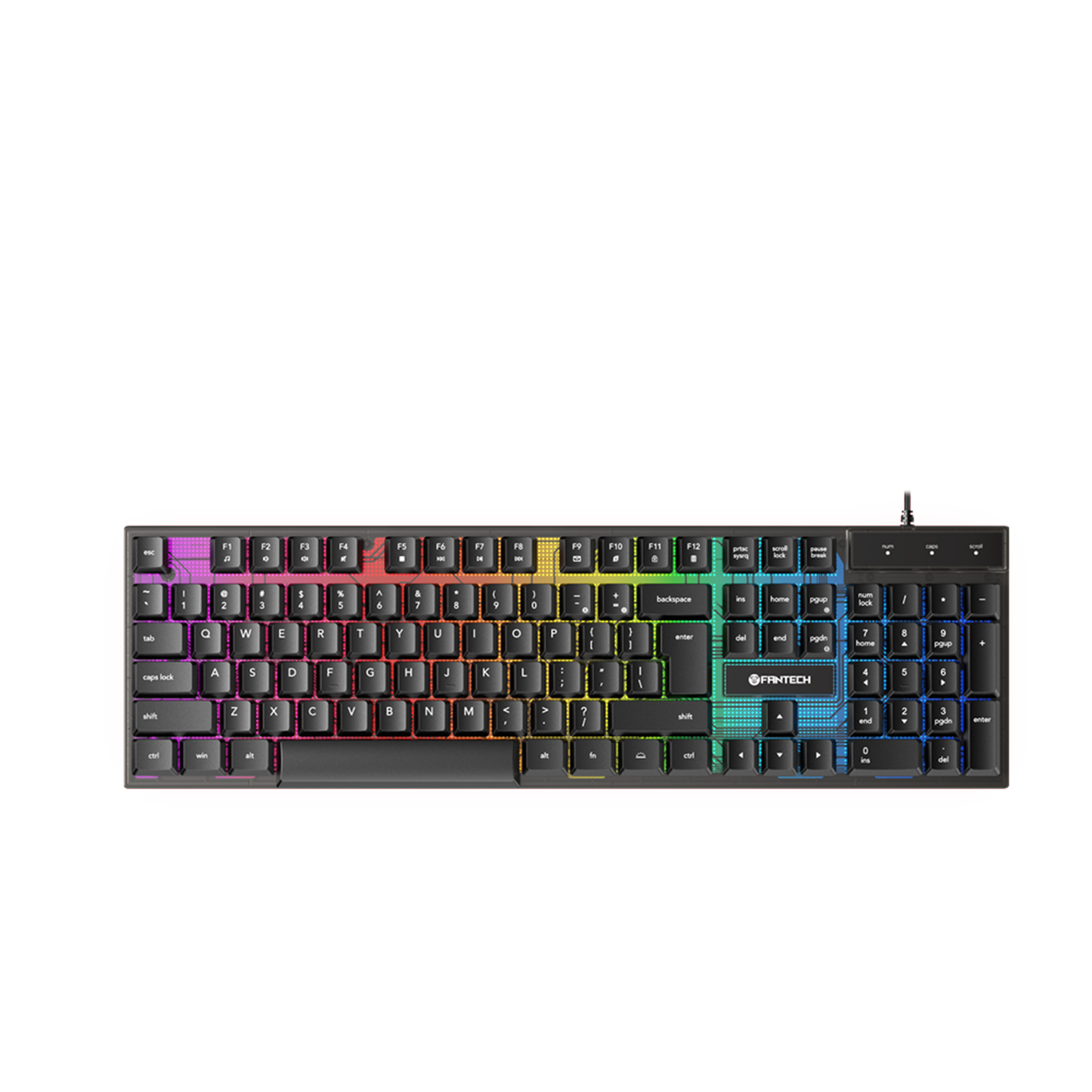 Fantech 5 in 1 Combo Gaming Keyboard Mouse Headset Mousepad P51 - Fantech Indonesia