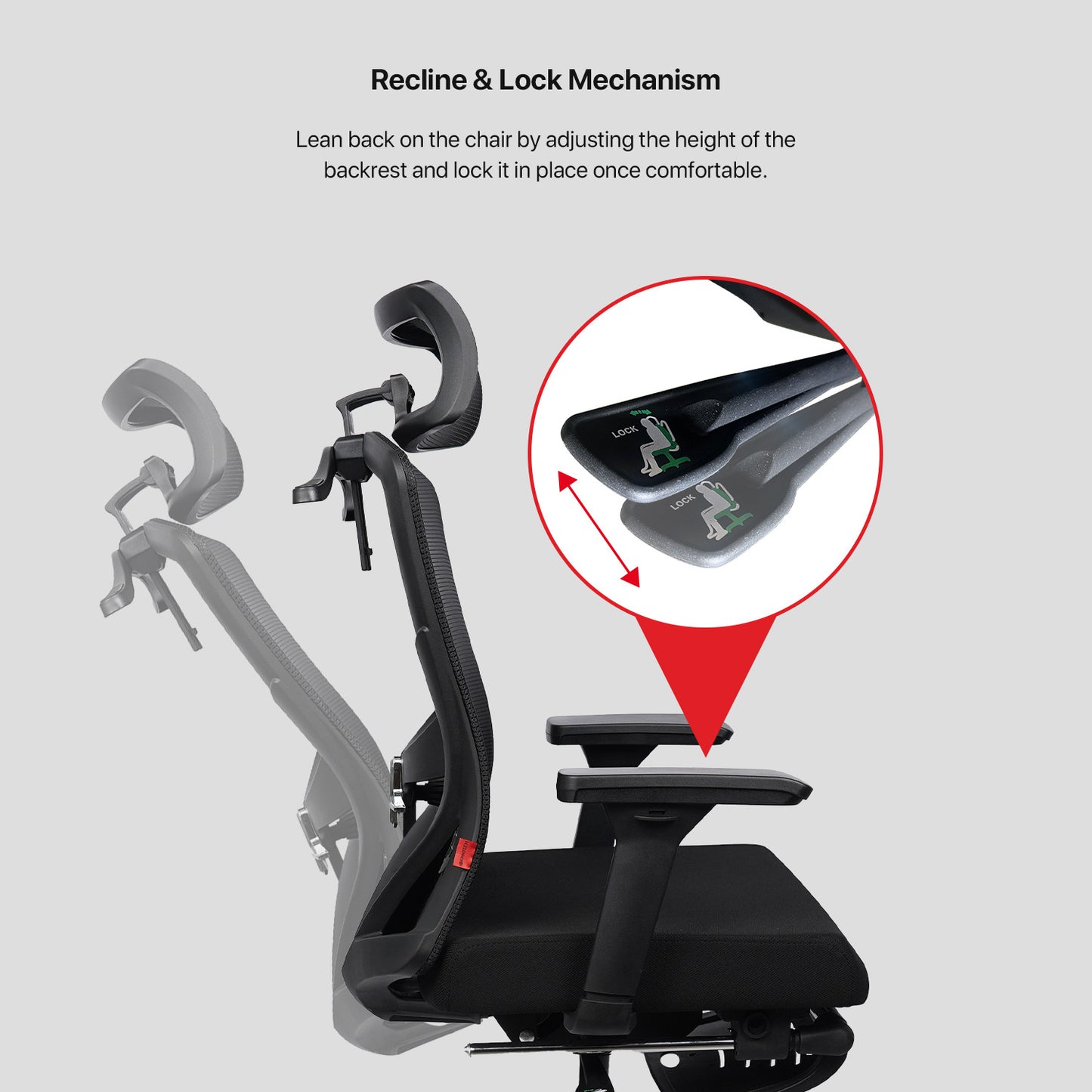 Fantech Kursi Kantor Kerja Jaring Premium Office Chair OCA259 PRO