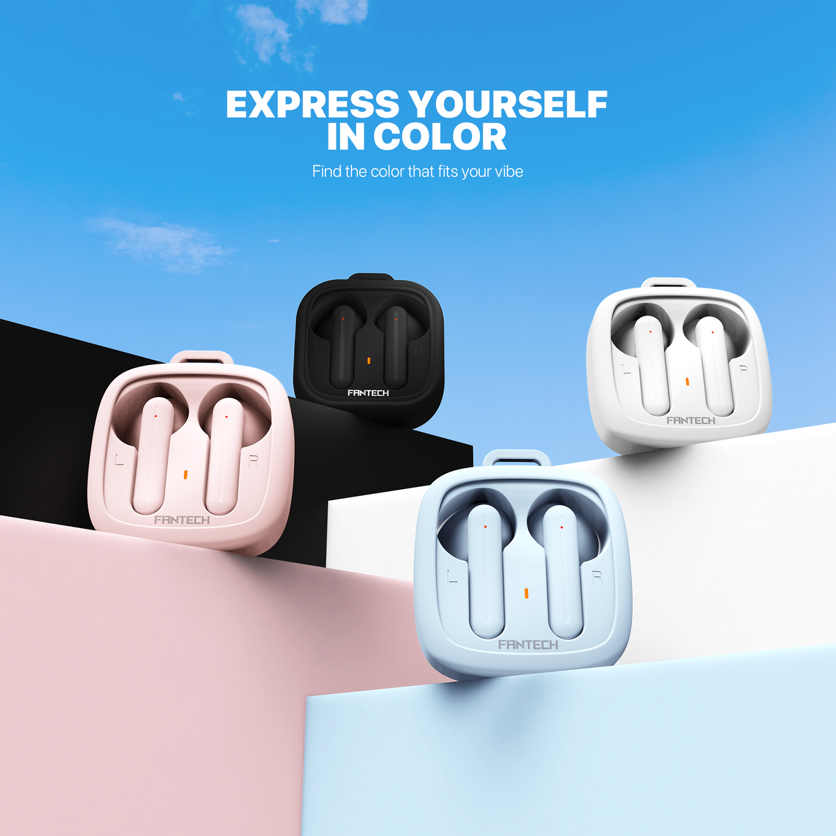 Fantech WAVE17 (TW17) True Wireless Earbuds.