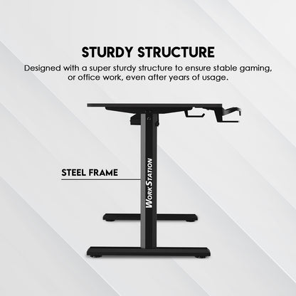 Fantech Meja Elektrik Adjustable Standing Desk Electric Work Station (110 x 60 cm) - WS311