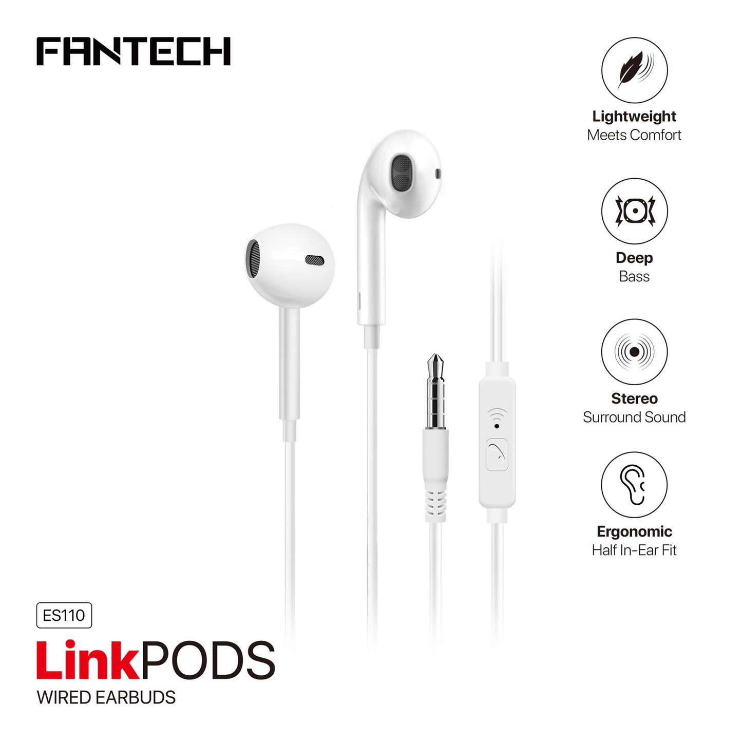FANTECH LINK PODS ES110 EARBUDS