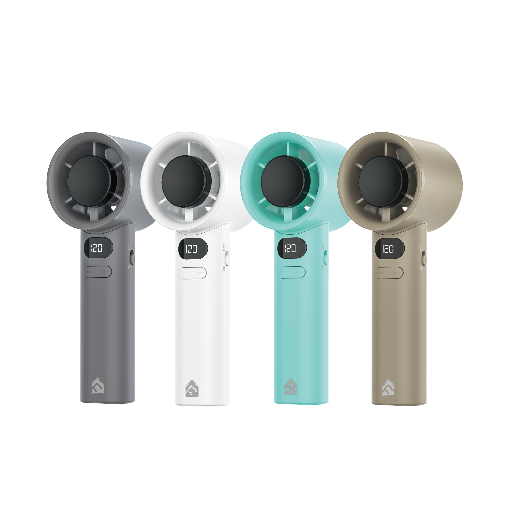 Fantech Life Portable Cooler PAC2 - Mini Handheld Fan, Powerful Airflow, 120-Speed Adjustment, LCD Display - Fantech Indonesia