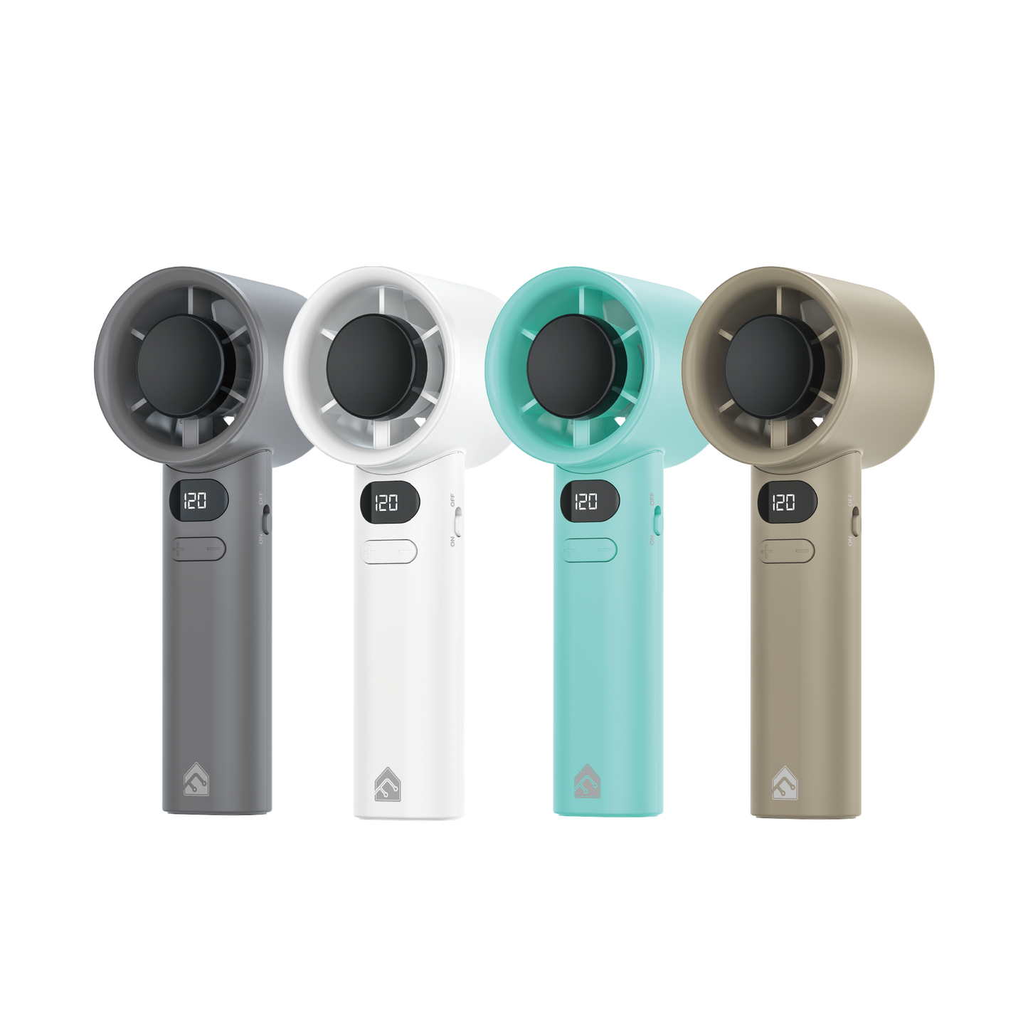 Fantech Life Portable Cooler PAC2 - Mini Handheld Fan, Powerful Airflow, 120-Speed Adjustment, LCD Display - Fantech Indonesia