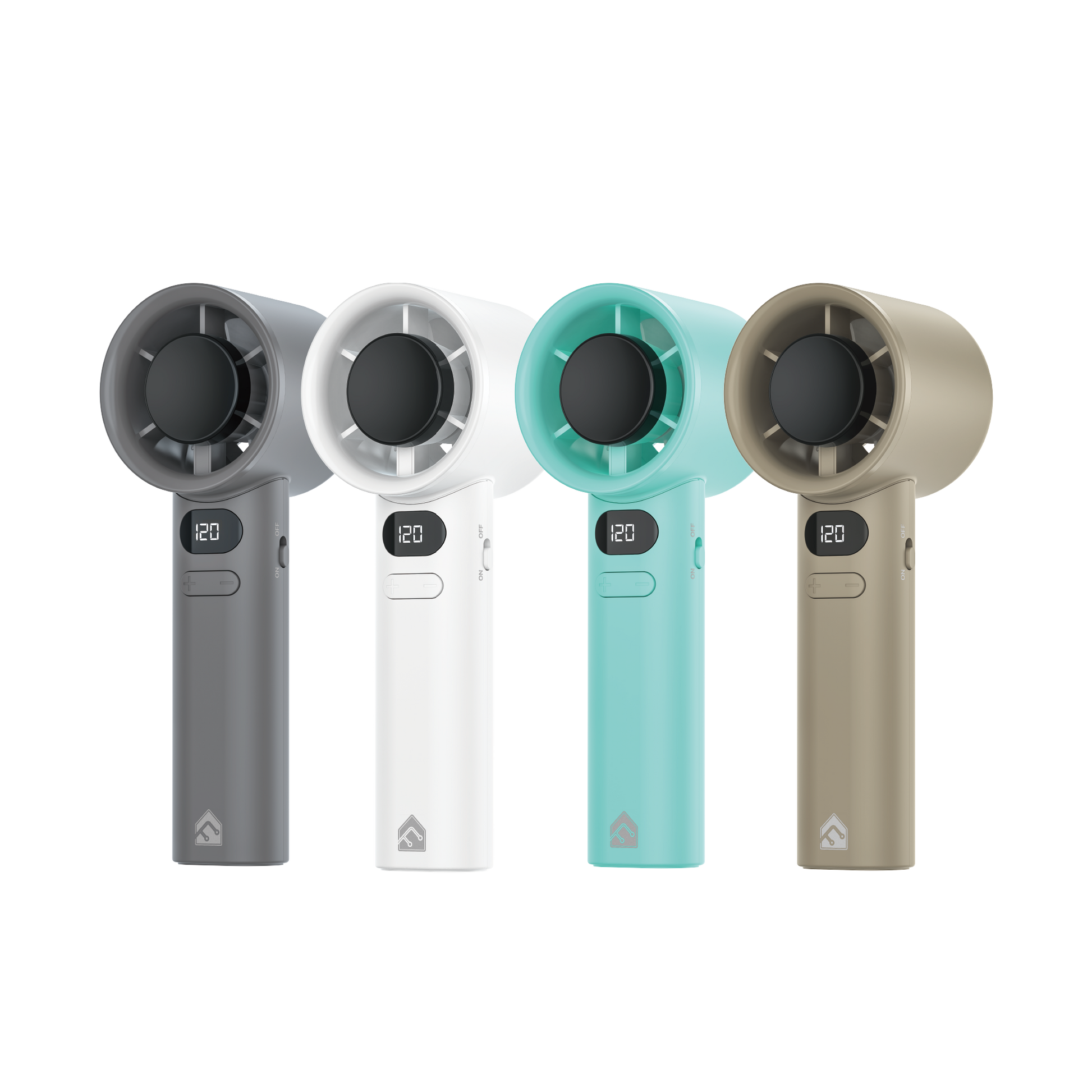 Fantech Life Portable Cooler PAC2 - Mini Handheld Fan, Powerful Airflow, 120-Speed Adjustment, LCD Display - Fantech Indonesia