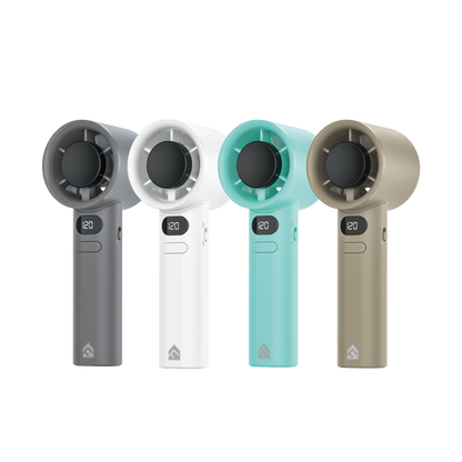 Fantech Life Portable Cooler PAC2 - Mini Handheld Fan, Powerful Airflow, 120-Speed Adjustment, LCD Display - Fantech Indonesia