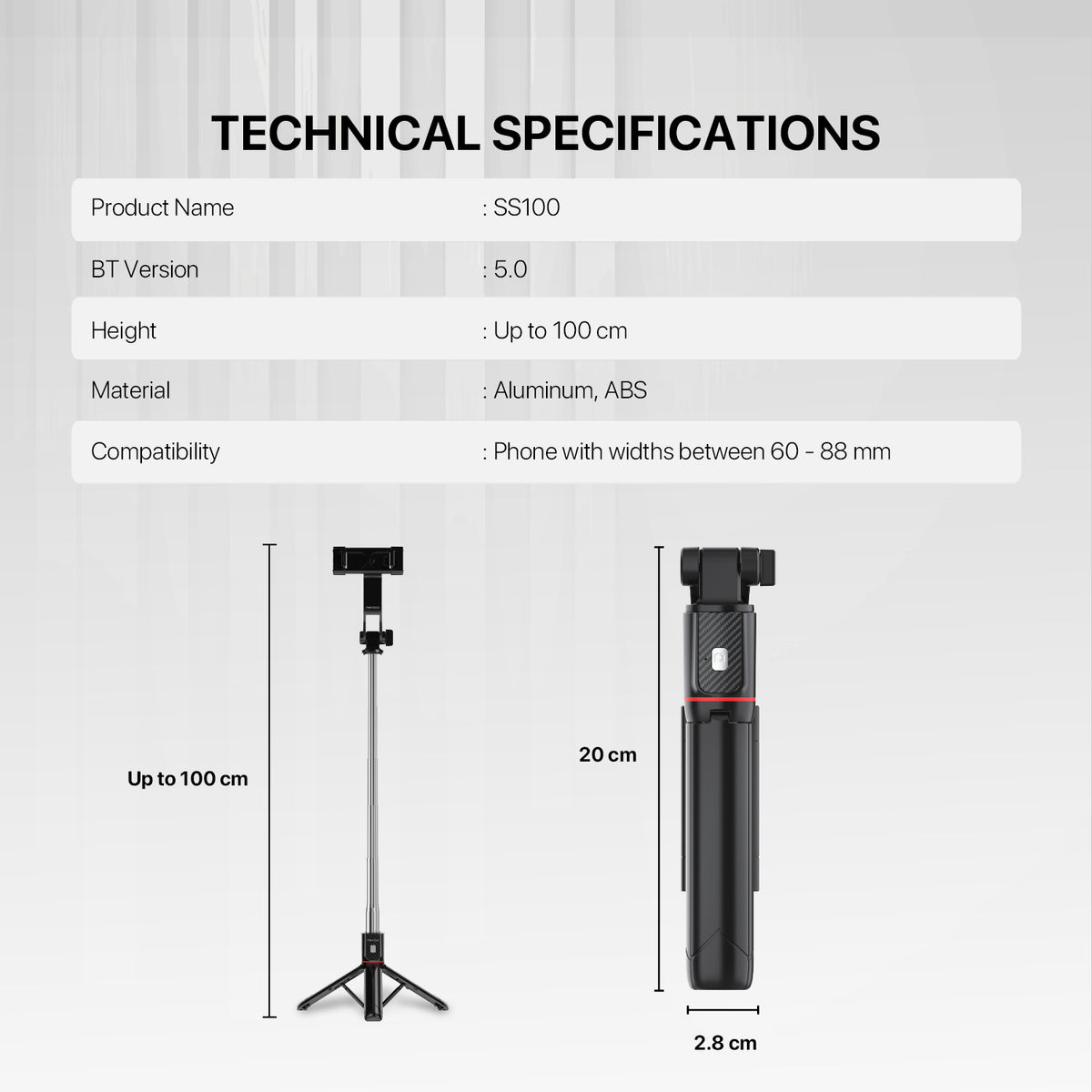 SS100 Tongsis Tripod