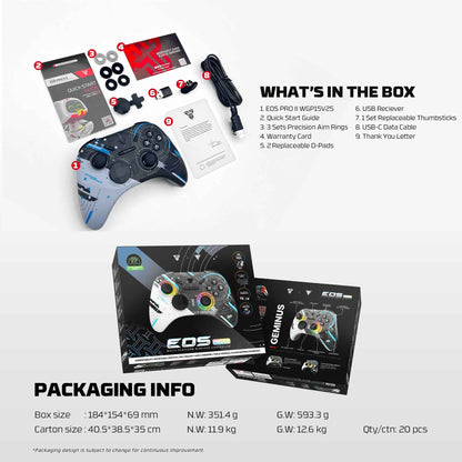 WGP15V2S Geminus Bluetooth Gamepad