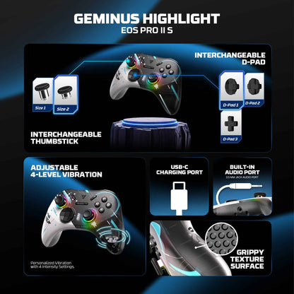 WGP15V2S Geminus Bluetooth Gamepad