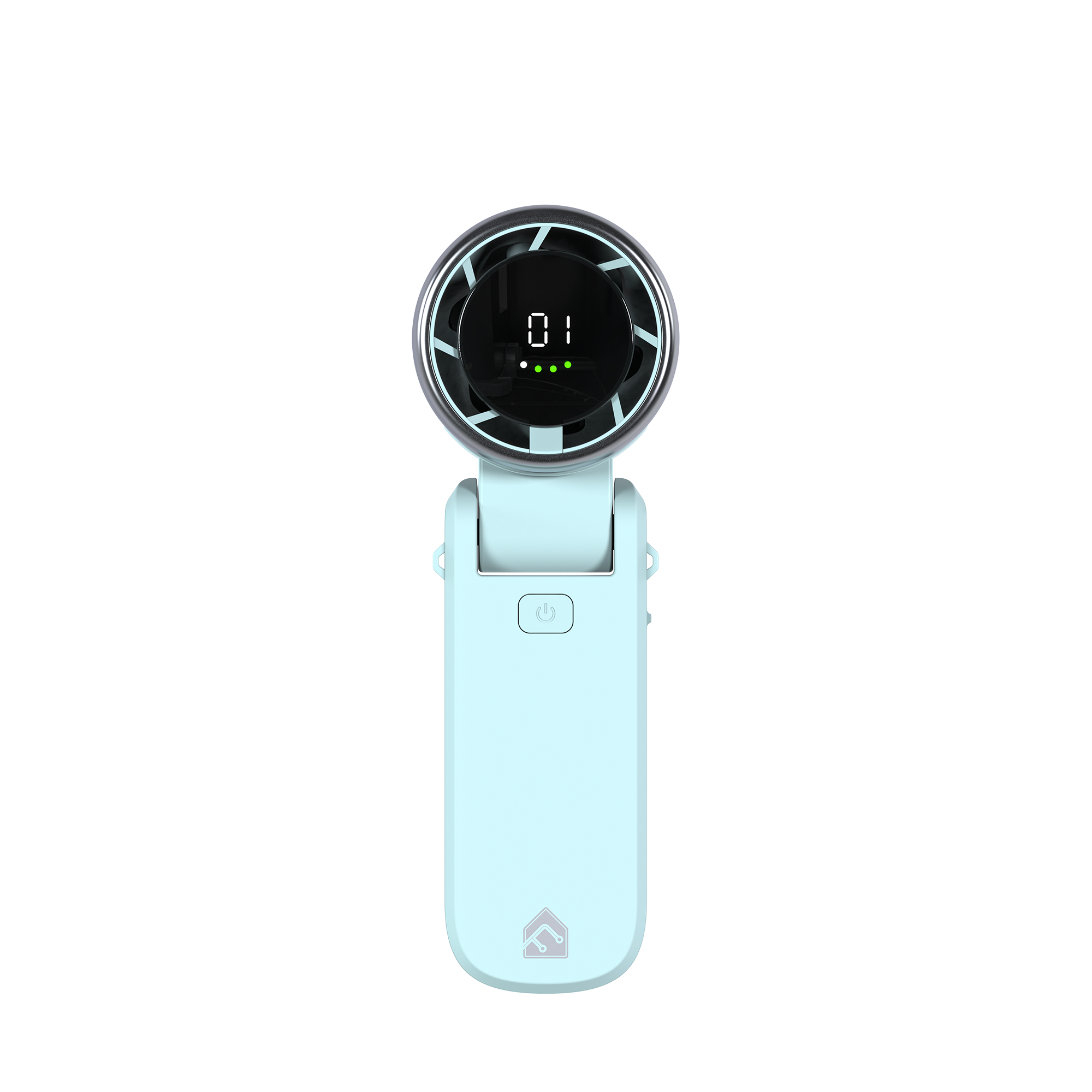 Fantech Life Portable Cooler PAC3 - Kipas Mini 13000 RPM, 100 Speed Adjustment, LCD Display, Powerful Airflow