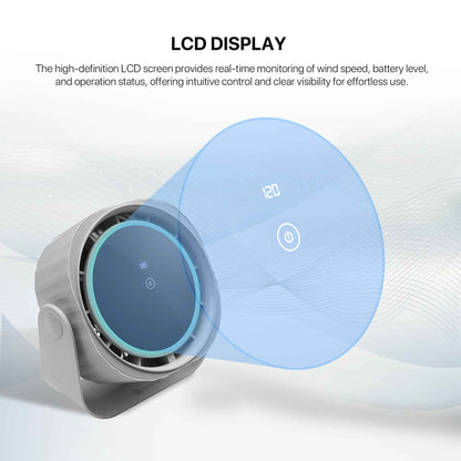 Fantech Kipas Portable Cooler PAC4 Multi Function with Touch Button LCD Display Brushless Motor 120 speed