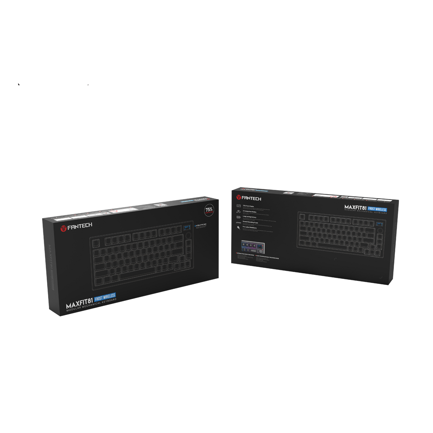 Fantech MAXFIT81 Wireless 75% Mechanical Keyboard Gaming ABS - Fantech Indonesia