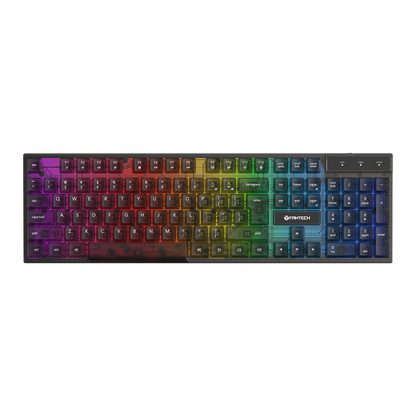 Fantech SHIKARI K515 Keycaps Transparan Keyboard Gaming RGB Membrane - Fantech Indonesia