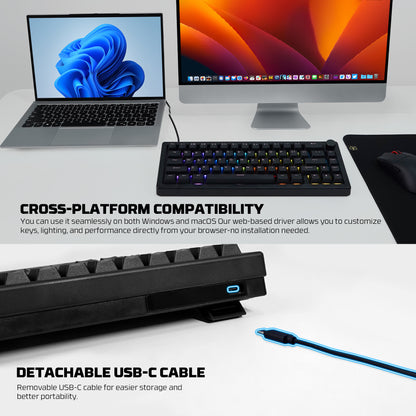 FANTECH ATOM X 66 MK614 MECHANICAL KEYBOARD