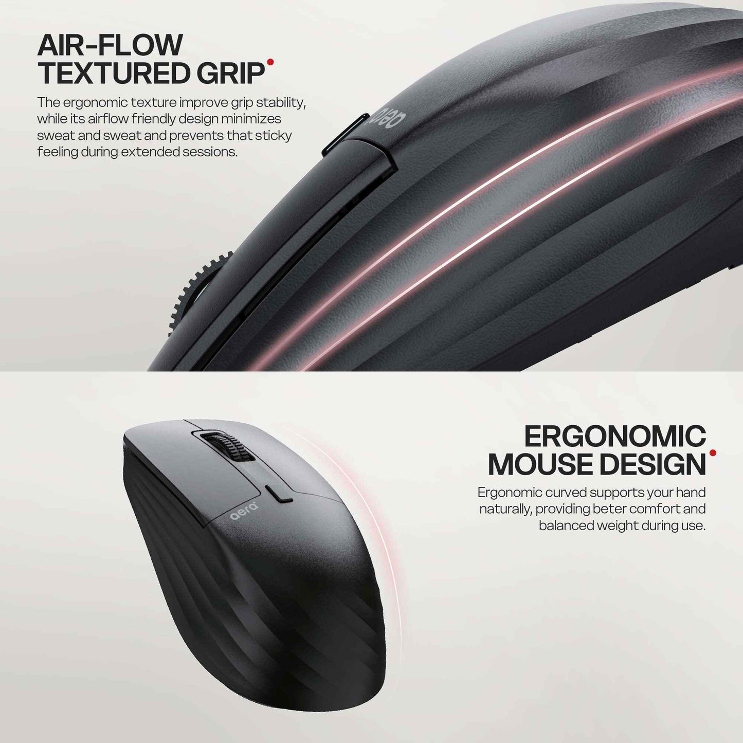 Fantech WKM71 Aera Wireless Ergonomic Keyboard and Mouse Combo
