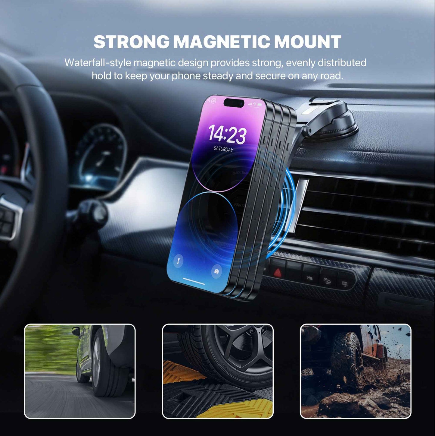 Fantech Magnetic Car Phone Holder FCH02