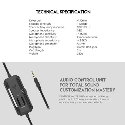 FANTECH VALOR MH86 GAMING HEADSET