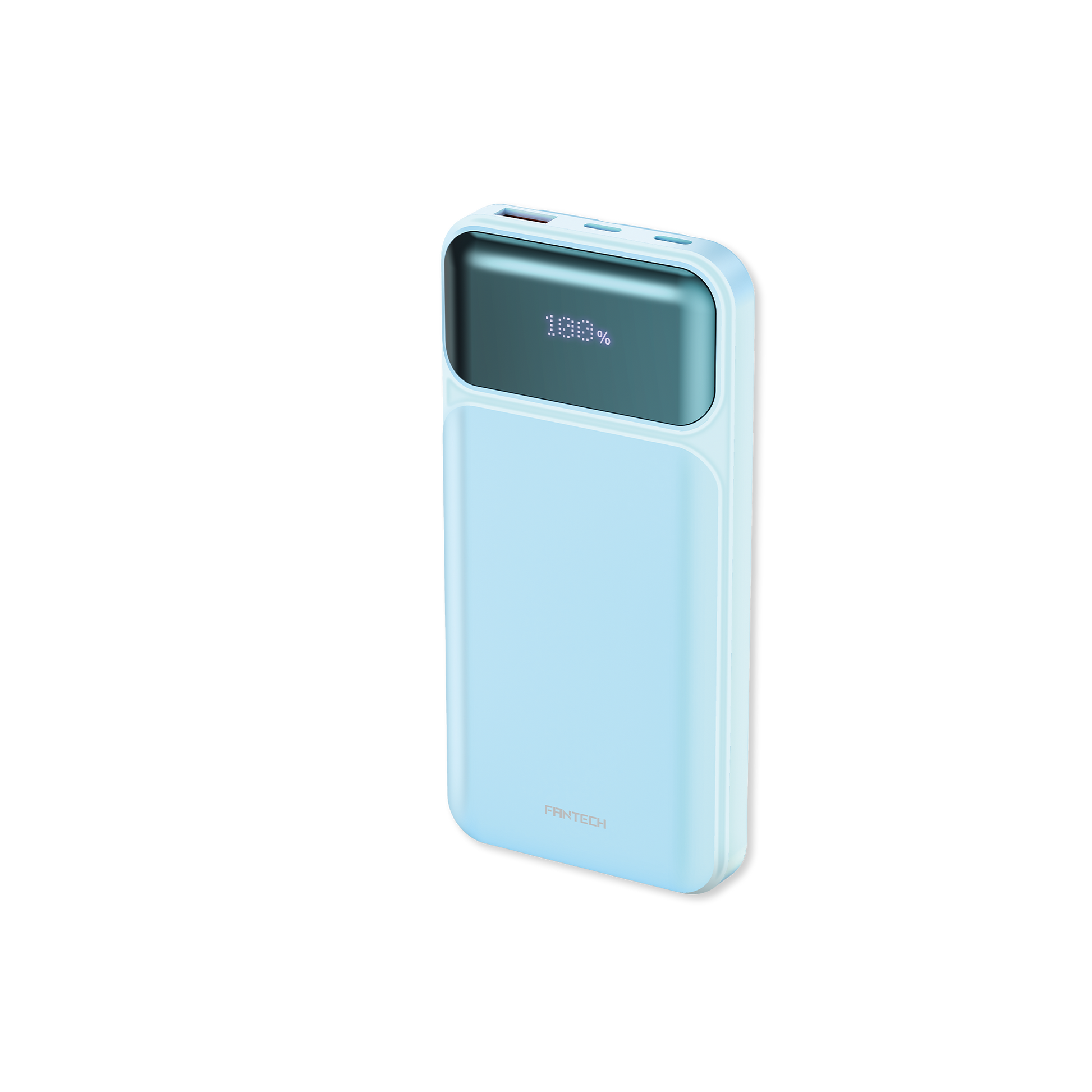 Fantech Powerbank Pesawat 22.5W 10000 mAh Fast Charging Mini LCD with Kabel Data Type C USB Lightning - PowerPack T2 - Fantech Indonesia