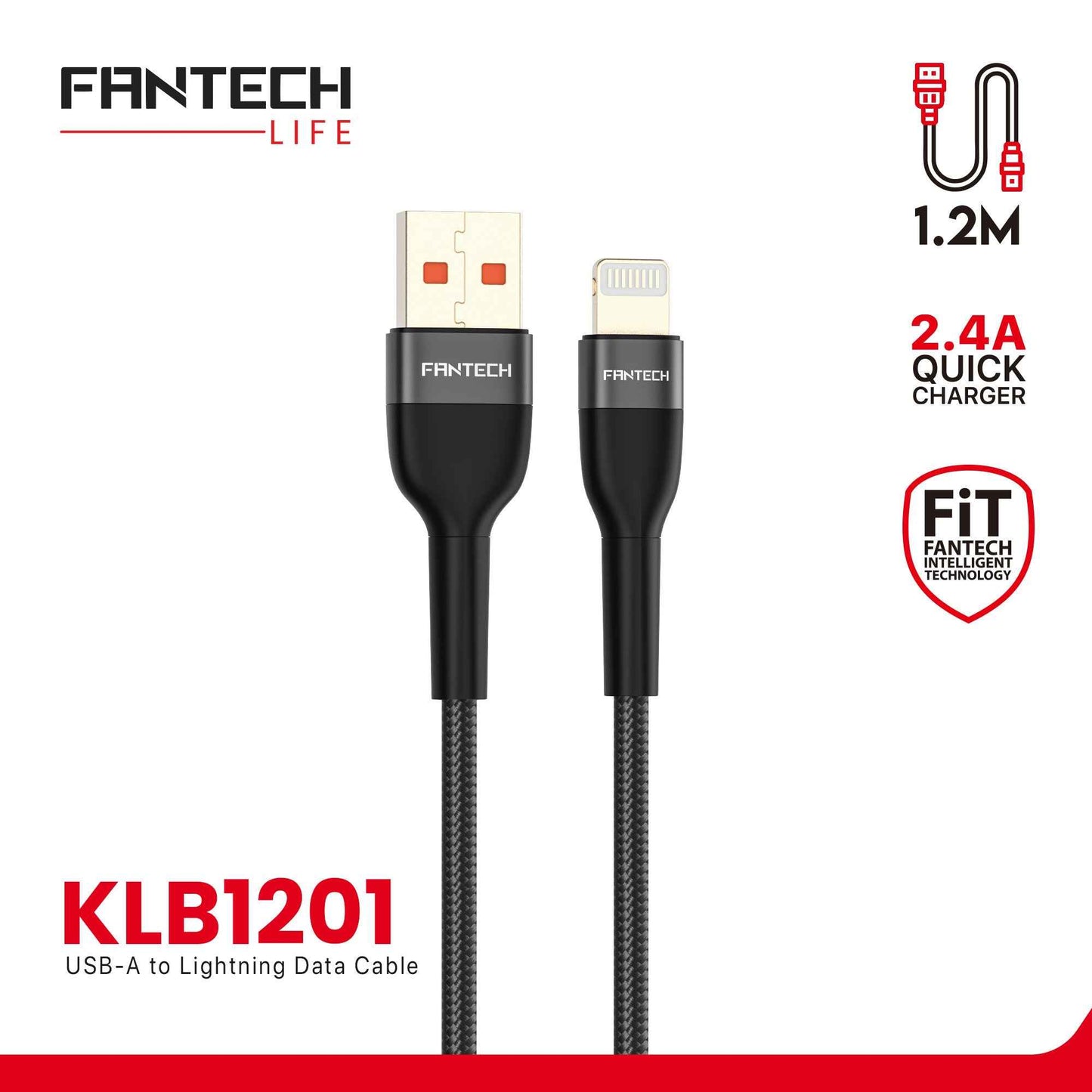 Kabel Charger Fantech KLB1201 1.2M