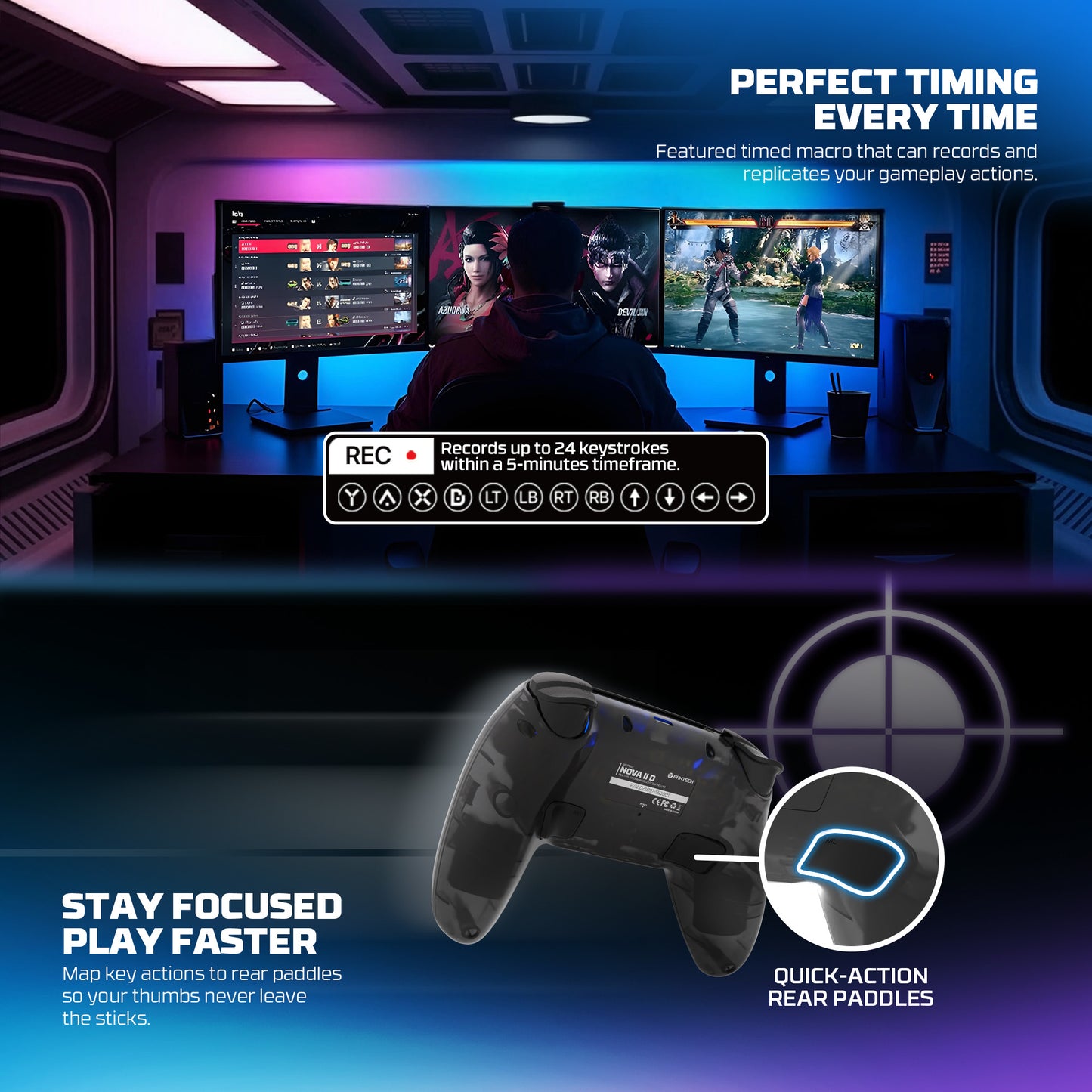 FANTECH NOVA II D WGP16D GAMEPAD