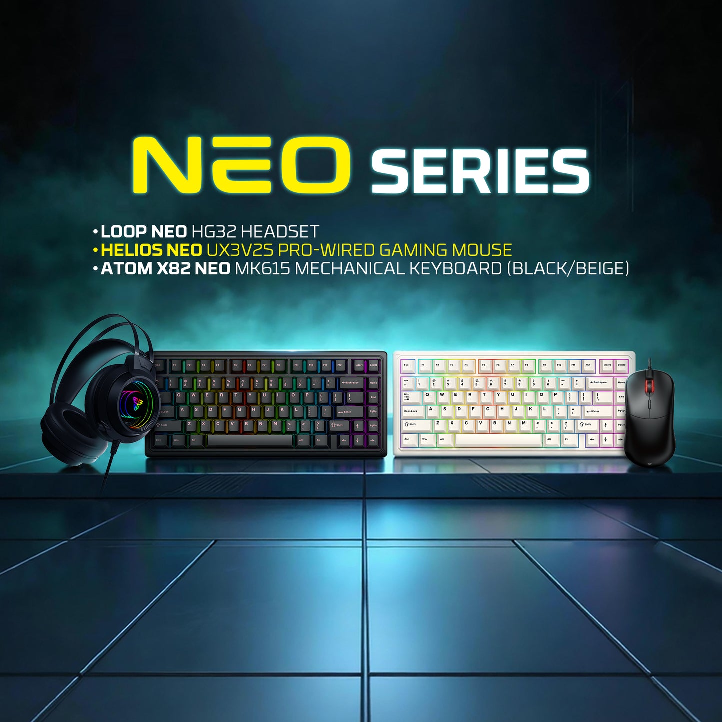 Fantech UX3V2S Helios Neo Gaming Mouse Pro Wired RGB