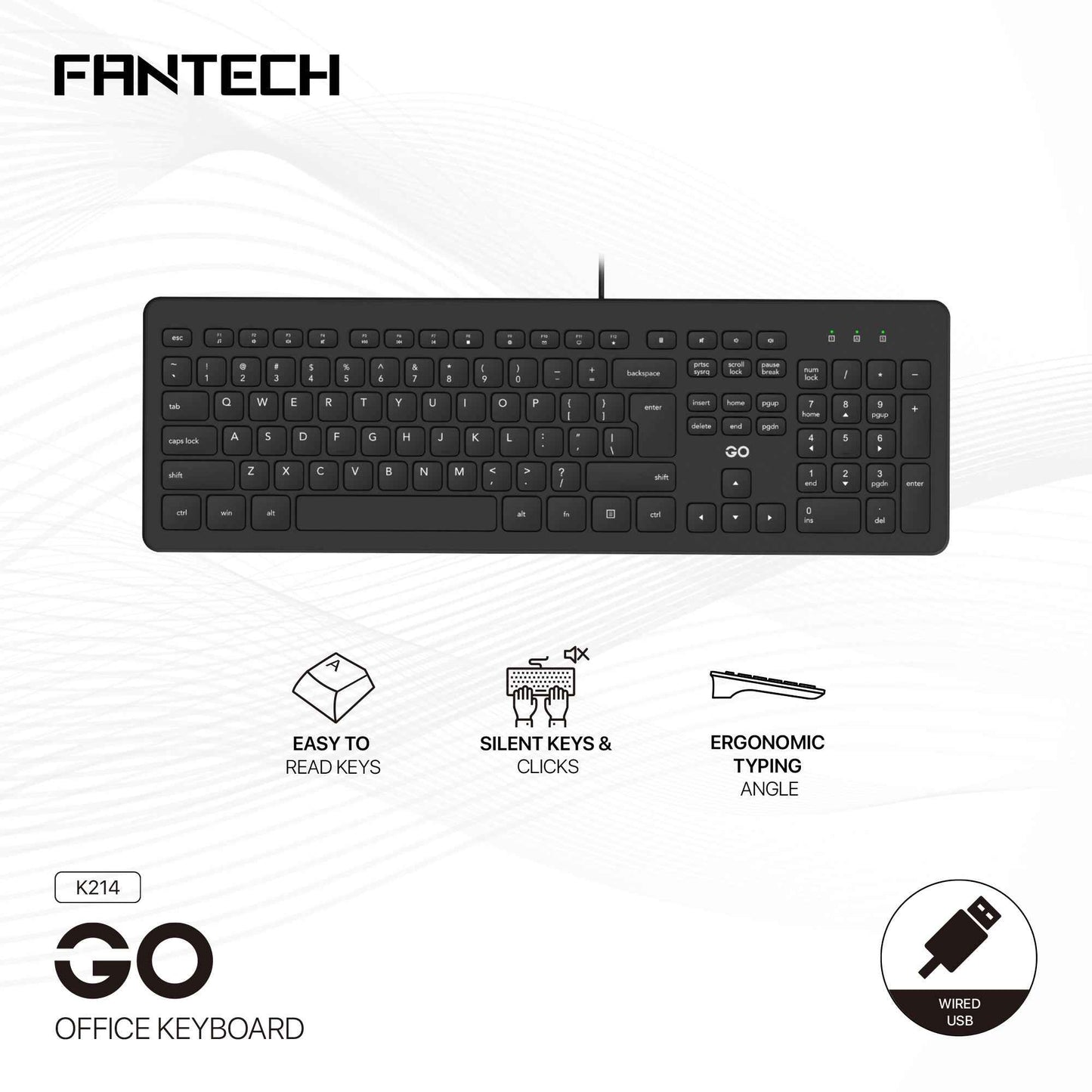 Fantech GO K214 Keyboard Office